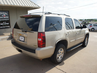 chevrolet tahoe 2007 gold suv lt flex fuel 8 cylinders rear wheel drive automatic with overdrive 76108