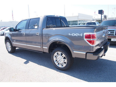 ford f 150 2012 gray platinum gasoline 6 cylinders 4 wheel drive automatic 77074