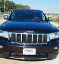 jeep grand cherokee 2013 black suv overland gasoline 6 cylinders 4 wheel drive automatic 77375