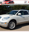 buick enclave 2012 white suv leather gasoline 6 cylinders front wheel drive automatic 76018