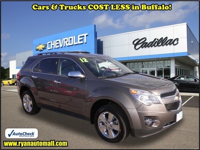 chevrolet equinox 2012 brown ltz flex fuel 6 cylinders all whee drive automatic 55313