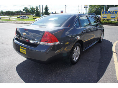 chevrolet impala 2011 gray sedan lt fleet flex fuel 6 cylinders front wheel drive automatic 07724