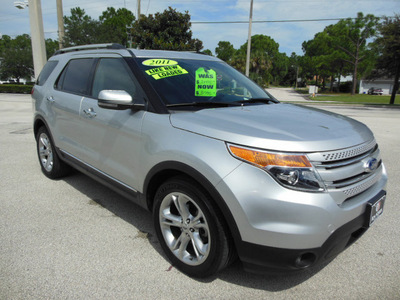 ford explorer 2011 silver suv limited gasoline 6 cylinders 2 wheel drive automatic 32783