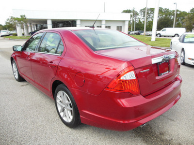 ford fusion 2011 red sedan sel flex fuel 6 cylinders front wheel drive automatic 32783