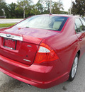 ford fusion 2011 red sedan sel flex fuel 6 cylinders front wheel drive automatic 32783