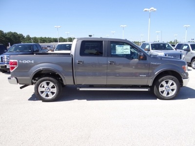 ford f 150 2012 gray lariat gasoline 6 cylinders 4 wheel drive shiftable automatic 77388