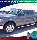 ford f 150 2012 gray lariat gasoline 6 cylinders 4 wheel drive shiftable automatic 77388