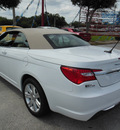 chrysler 200 convertible 2013 white touring flex fuel 6 cylinders front wheel drive automatic 34731