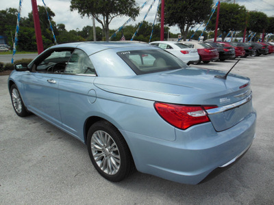 chrysler 200 convertible 2013 lt  blue limited flex fuel 6 cylinders front wheel drive automatic 34731