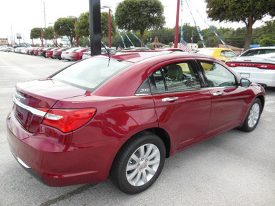 chrysler 200 2013 red sedan limited flex fuel 6 cylinders front wheel drive automatic 34731