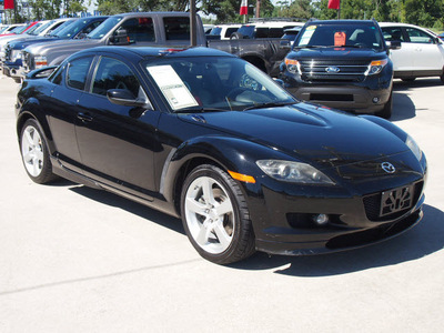 mazda rx 8 2005 black coupe manual gt gasoline rotary rear wheel drive 6 speed manual 77706
