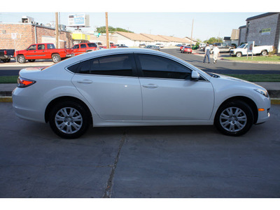 mazda mazda6 2012 white sedan i sport gasoline 4 cylinders front wheel drive automatic 78757