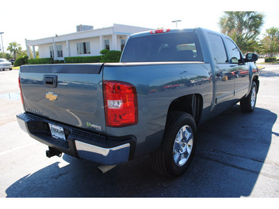 chevrolet silverado 1500 2009 blue hybrid 8 cylinders 2 wheel drive automatic with overdrive 77581