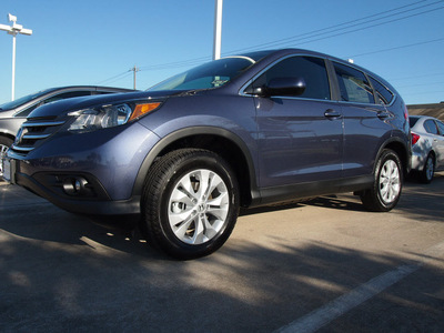 honda cr v 2012 blue suv ex gasoline 4 cylinders front wheel drive automatic 77521