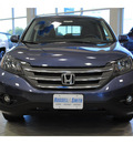 honda cr v 2012 blue suv ex gasoline 4 cylinders front wheel drive 5 speed automatic 77025