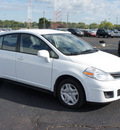 nissan versa 2010 white hatchback gasoline 4 cylinders front wheel drive automatic 19153