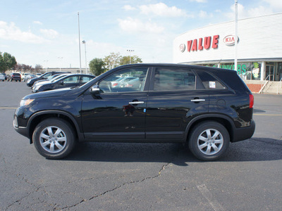 kia sorento 2013 black lx gasoline 4 cylinders front wheel drive automatic 19153