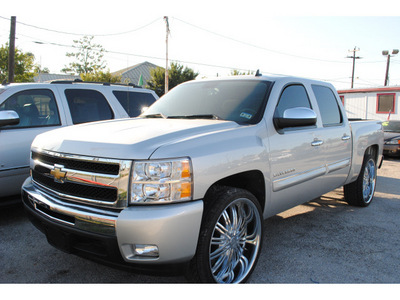 chevrolet silverado 1500 2010 silver lt flex fuel 8 cylinders 2 wheel drive automatic with overdrive 77020