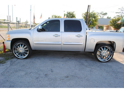 chevrolet silverado 1500 2010 silver lt flex fuel 8 cylinders 2 wheel drive automatic with overdrive 77020