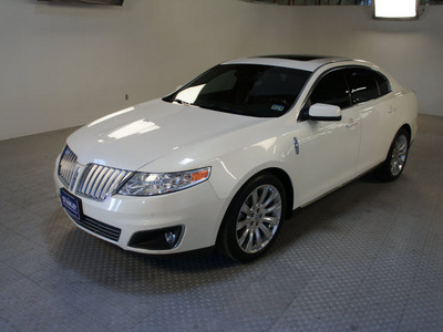 lincoln mks 2009 white sedan gasoline 6 cylinders front wheel drive automatic 75219