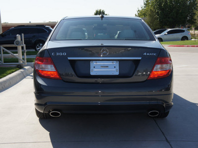 mercedes benz c class 2009 dk  gray sedan c300 4matic sport gasoline 6 cylinders all whee drive shiftable automatic 75070
