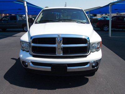 dodge ram 1500 2005 white pickup truck slt gasoline 8 cylinders rear wheel drive automatic 76234