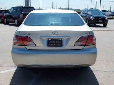 lexus es 300 2003 silver sedan gasoline 6 cylinders front wheel drive automatic with overdrive 77074