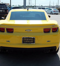 chevrolet camaro 2010 yellow coupe ss gasoline 8 cylinders rear wheel drive automatic with overdrive 77074