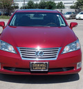 lexus es 350 2010 red sedan gasoline 6 cylinders front wheel drive shiftable automatic 77074