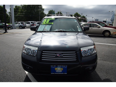 subaru forester 2008 dark grey suv 2 5 x premium package gasoline 4 cylinders all whee drive automatic 07701