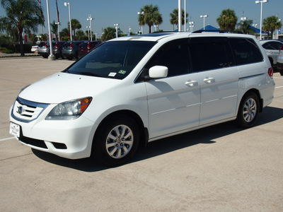 honda odyssey 2008 white van ex l gasoline 6 cylinders front wheel drive automatic with overdrive 77065