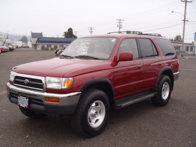 toyota 4runner 1997 red suv sr5 gasoline 6 cylinders 4 wheel drive 5 speed manual 98632