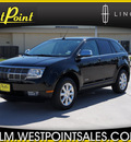 lincoln mkx 2007 black suv gasoline 6 cylinders front wheel drive automatic 77043