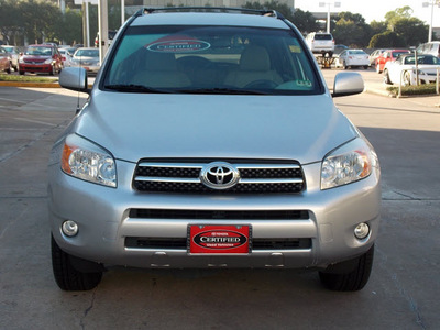 toyota rav4 2008 silver suv limited gasoline 4 cylinders 2 wheel drive automatic with overdrive 77074