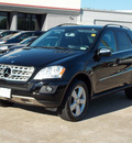 mercedes benz m class 2010 black suv ml350 gasoline 6 cylinders rear wheel drive automatic with overdrive 77074
