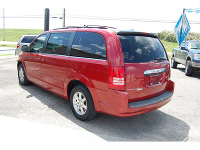 chrysler town and country 2008 red van touring gasoline 6 cylinders front wheel drive 6 speed automatic 77627