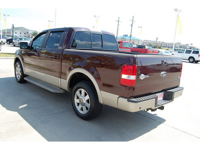 ford f 150 2008 dk  red king ranch flex fuel 8 cylinders 2 wheel drive automatic with overdrive 77642