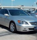 acura rl 2005 silver sedan 3 5 gasoline 6 cylinders all whee drive shiftable automatic 77074