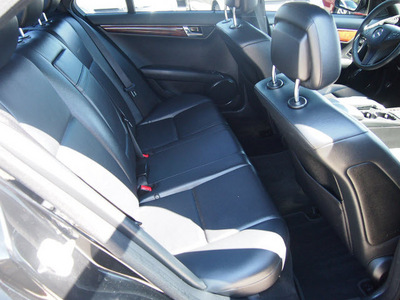 mercedes benz c class 2009 black sedan c300 luxury gasoline 6 cylinders rear wheel drive automatic 77090