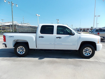 chevrolet silverado 1500 2010 white ls flex fuel 8 cylinders 4 wheel drive automatic with overdrive 77469