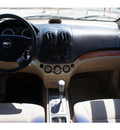chevrolet aveo 2007 blue sedan ls gasoline 4 cylinders front wheel drive automatic 77008