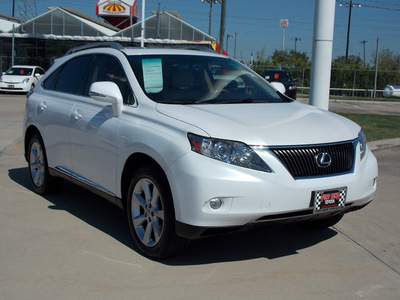lexus rx 350 2010 white suv gasoline 6 cylinders front wheel drive shiftable automatic 77469