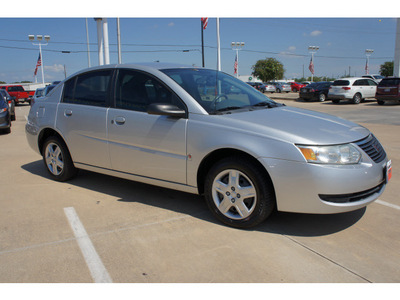 saturn ion 2006 silver sedan 2 gasoline 4 cylinders front wheel drive automatic 77034