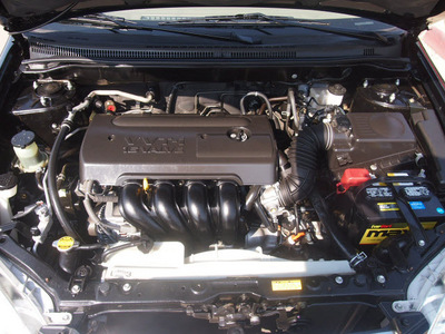 toyota corolla 2006 black sedan ce gasoline 4 cylinders front wheel drive automatic 76053