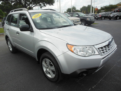 subaru forester 2011 silver 2 5x gasoline 4 cylinders all whee drive automatic with overdrive 34474