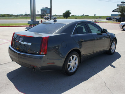 cadillac cts 2009 gray sedan 3 6l v6 gasoline 6 cylinders rear wheel drive automatic 76087