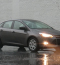 ford focus 2012 gray sedan se flex fuel 4 cylinders front wheel drive automatic 61832