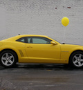 chevrolet camaro 2010 yellow coupe lt gasoline 6 cylinders rear wheel drive shiftable automatic 61832