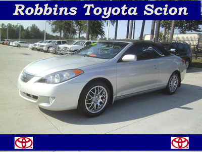toyota camry solara 2006 silver sle v6 gasoline 6 cylinders front wheel drive automatic 75503