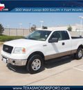 ford f 150 2006 white xlt gasoline 8 cylinders 4 wheel drive automatic with overdrive 76108